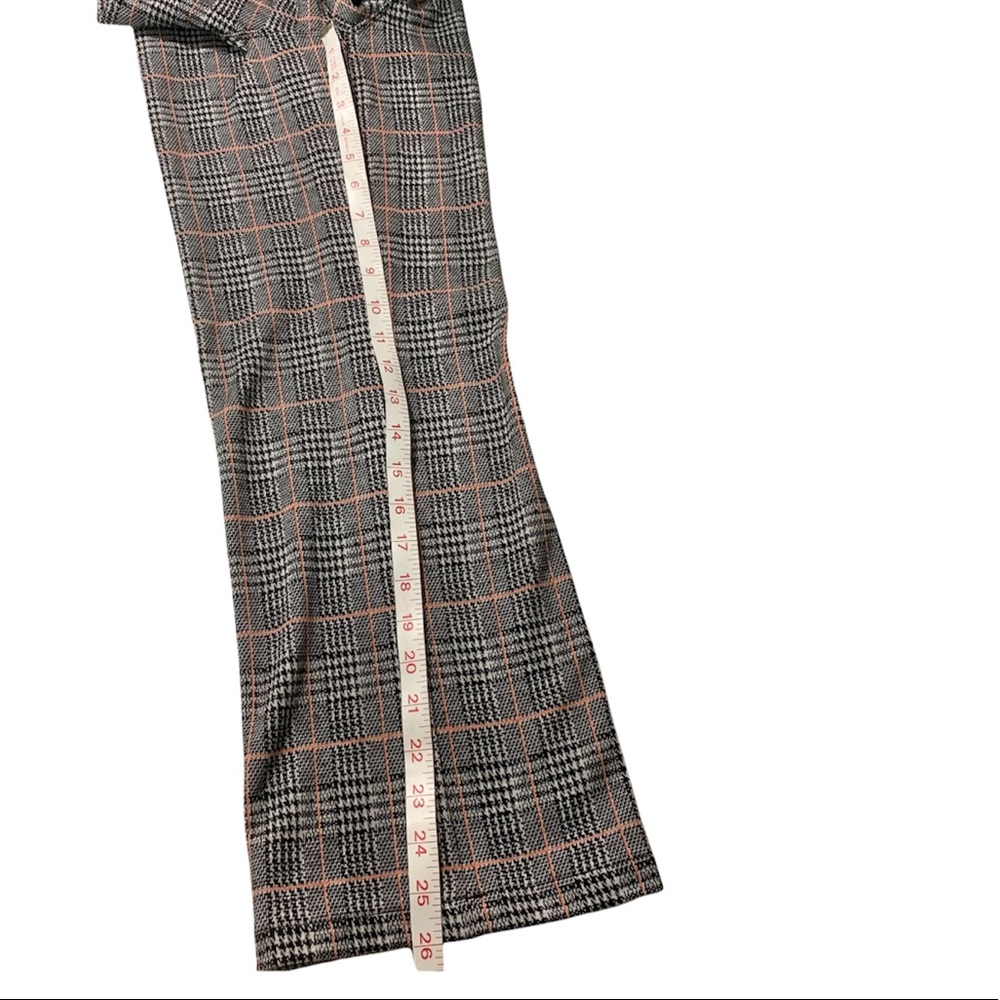 SANCTUARY Herringbone pants Stretch Waist Gray Pull On Trouser preppy sz S - Picture 5 of 7